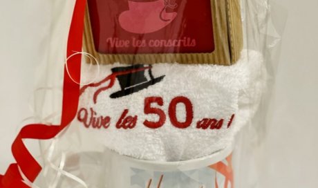 Boutique proposant la conception artisanale et française de savon personnalisé pour la Fête des Conscrits à Villefranche-sur-saône